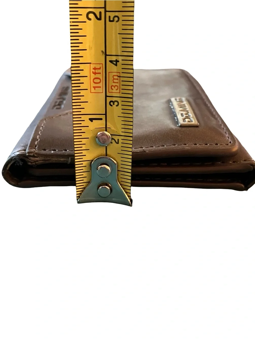 DG Ming Trifold Wallet Magnet Brown Attachment Replacement Compact Leather Like